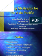 Pricing Strategies For The Asia Pacific