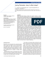 Journal of Sleep Research - 2013 - BaHammam - Intermittent Fasting During Ramadan Does It Affect Sleep