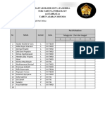 Daftar Hadir Siswa Paskibra Xii