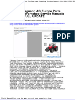 Massey Ferguson Ag Europe Parts Catalog Workshop Service Manuals 04 2020 Full Update