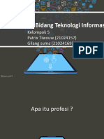 Profesi Di Bidang Teknologi Informasi