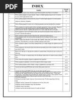 Practical File Index