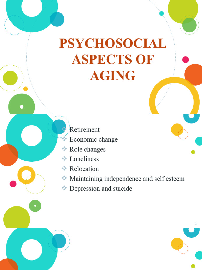 Psychosocial Aspects of Aging | PDF | Stress (Biology) | Ageing