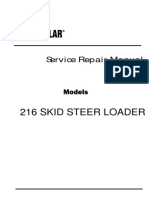 Caterpillar Cat 216 SKID STEER LOADER (Prefix 4NZ) Service Repair Manual (4NZ00001-03399)