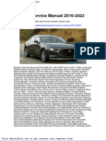 Mazda 3 Service Manual 2016 2022