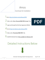 SPSS Amos Guide - Jan20