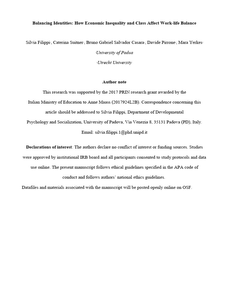 Balacing identities pdf economic inequality discrimination race