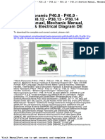 Merlo Panoramic p40 8 p40 9 p35 13 p38 12 p38 13 p38 14 Service Manual Mechanic Manual Hydraulic Electrical Diagram de