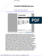 Mitsubishi Forklift Fge35n Service Manual