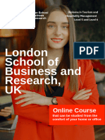 Combind Level 5 and Level 6 Diploma in Tourism and Hospitality Management-Delivered Online by LSBR, UK