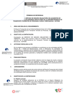 Términos de Referencia Pedido de Servicio N 801 2023