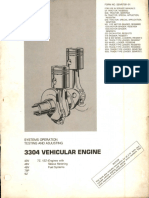 Operação, Teste e Ajustes - Motor 3304 - D4E - Séries 43V 46V 48V 78P 9Z 7Z e 12Z