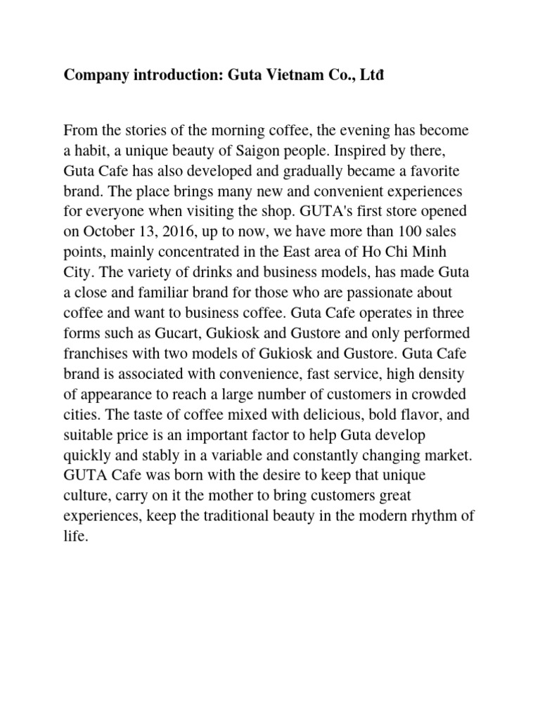 Company Introduction | PDF