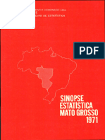 Sinopese Estatística Mato Grosso 1971
