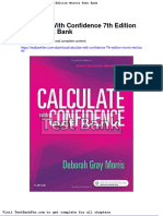 Calculate With Confidence 7th Edition Morris Test Bank