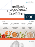 Significado Emocional de Los Alimentos.