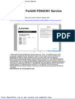 Mitsubishi Forklift Fd50cn1 Service Manual