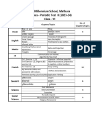 PT 2 SYLLABUS, CLASS 6 Tms BKL