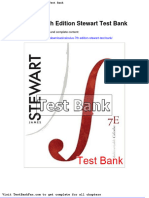 Calculus 7th Edition Stewart Test Bank