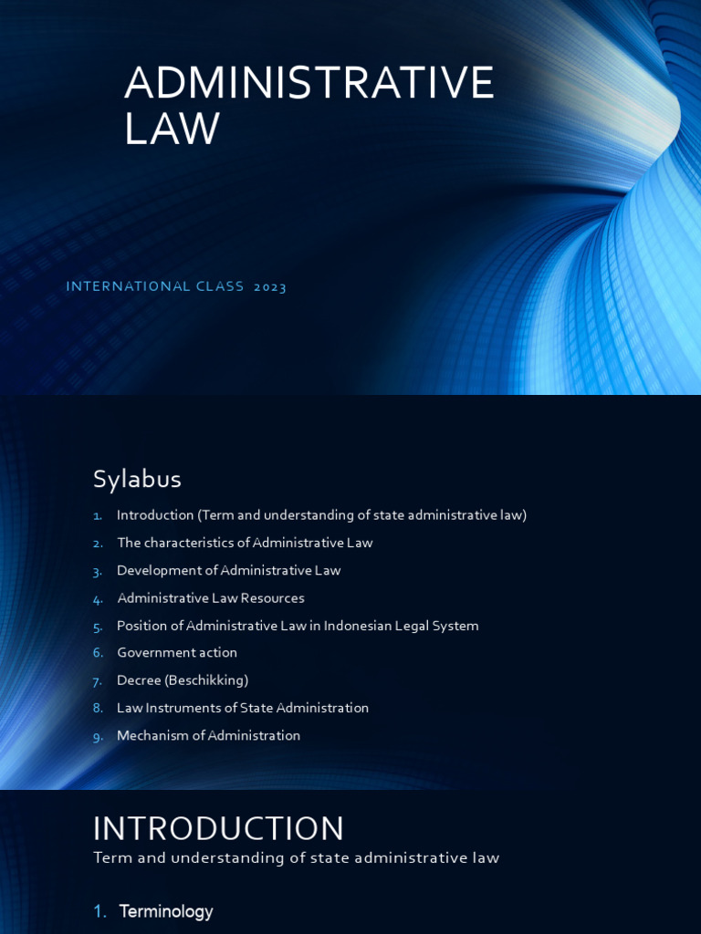 Overview of Administrative Law Principles | PDF | Administrative Law ...