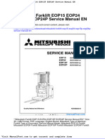 Mitsubishi Forklift Eop15 Eop24 Eop15p Eop24p Service Manual en