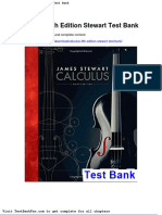 Calculus 8th Edition Stewart Test Bank