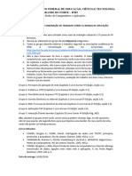 Processos Quimicos para Produção de Suplementos