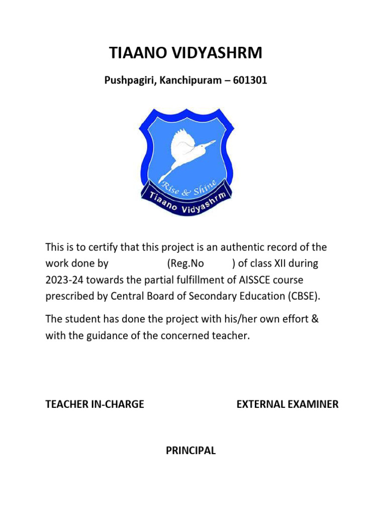 Business Studies Cover Page | PDF