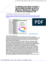 Merlo Roto Modular r40 16 r40 18 r50 21 r50 26 r50 30 r50 35 r70 24 Service Manual Mechanic Manual Hydraulic Electrical Diagram de