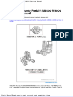 Moffett Mounty Forklift m5000 m4000 Service Manual