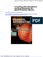 Financial Accounting With International Financial Reporting Standards 4th Edition Weygandt Solutions Manual