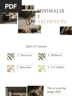 Minimal Architecture Real Estate Presentation Brown Variant