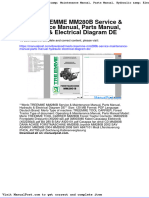 Merlo Treemme Mm280b Service Maintenance Manual Parts Manual Hydraulic Electrical Diagram de