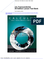 Calculus Early Transcendental Functions 5th Edition Larson Test Bank