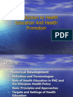 01 Introduction To Health Education