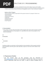 Basic Structure of C Programming