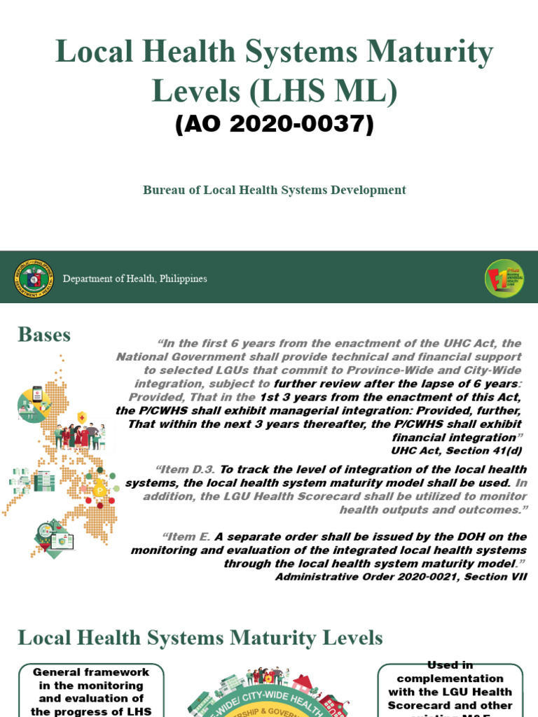 Local Health Systems Maturity Levels | PDF | Health System | Economies
