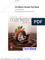 Marketing 6th Edition Grewal Test Bank