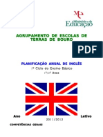 Planificação Anual de Inglês 1º CEB (1º e 2º Anos) 2011 e 2012 - Convertido - 1