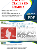 Distritos Especiales en Colombia