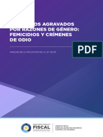 Ministerio público fiscal-Homicidios agravados por razones de género. femicidios y crímenes de odio-2016