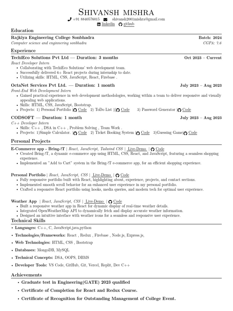 Coles_Resume_Template___1_ PDF  Application Java Script