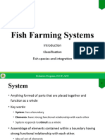 Fish Farming Systems