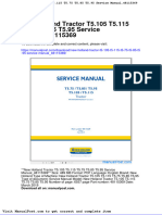 New Holland Tractor t5 105 t5 115 t5 75 t5 85 t5 95 Service Manual - 48115369