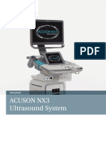 Acuson Nx3 Ultrasound System: Datasheet