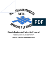 Estudio Elementos de Protección Personal MTL SPA