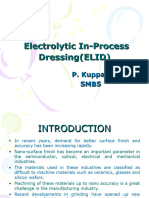 Electrolytic In-Process Dressing (ELID)