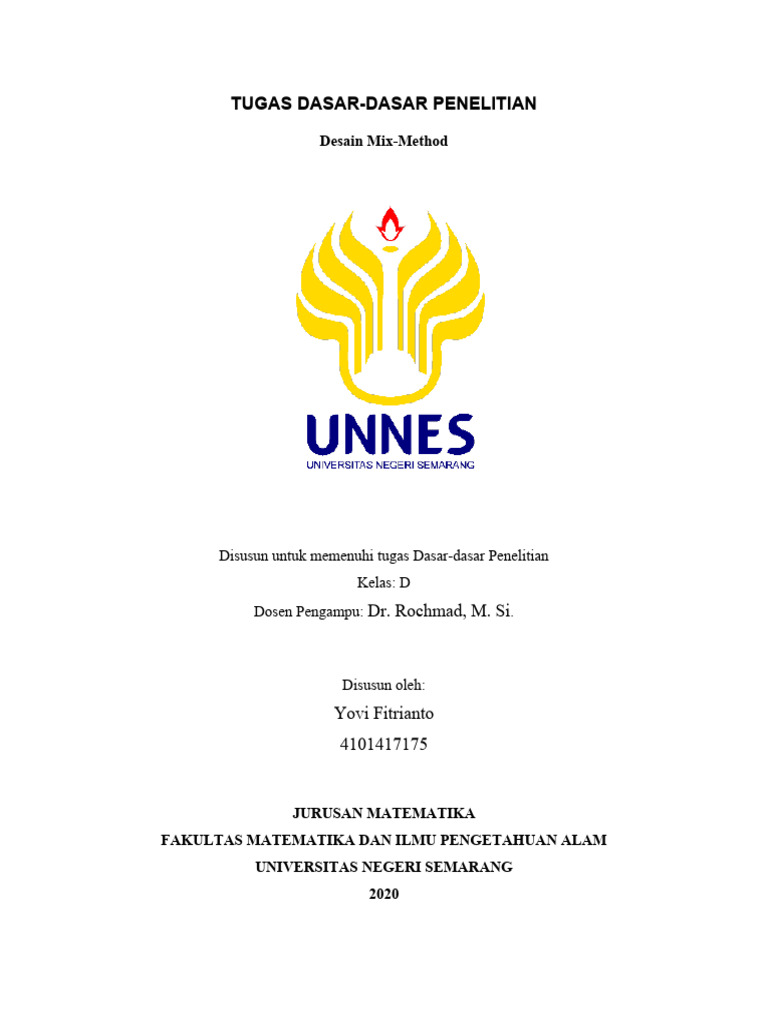 Desain Penelitian Mixed Methods | PDF | Seni | Komputer