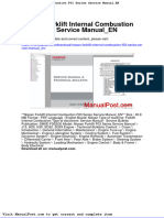 Nissan Forklift Internal Combustion f03 Series Service Manual en