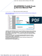 Nissan Unicarriers Forklift Truck Part Catalog Service Manual PDF Combo